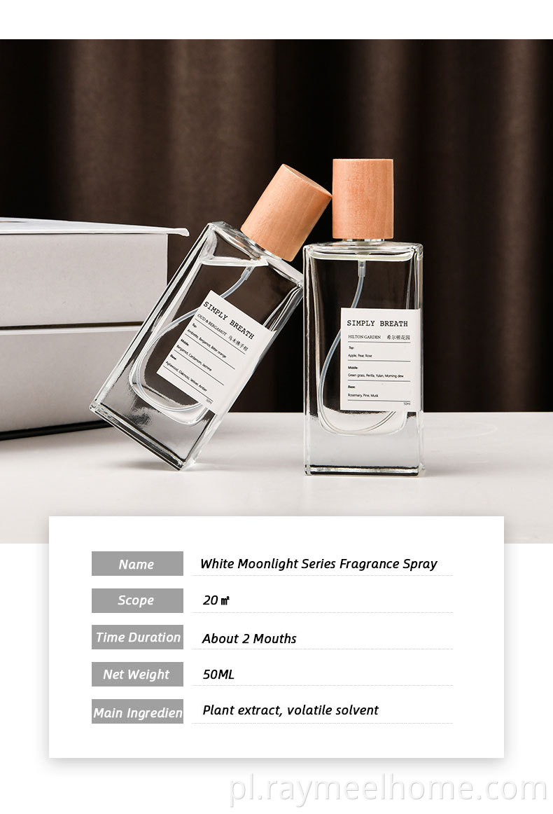 Niestandardowe naturalne perfumy zapach eliminujący odświeżacz powietrza hurtowo pachnące spraye w domu
